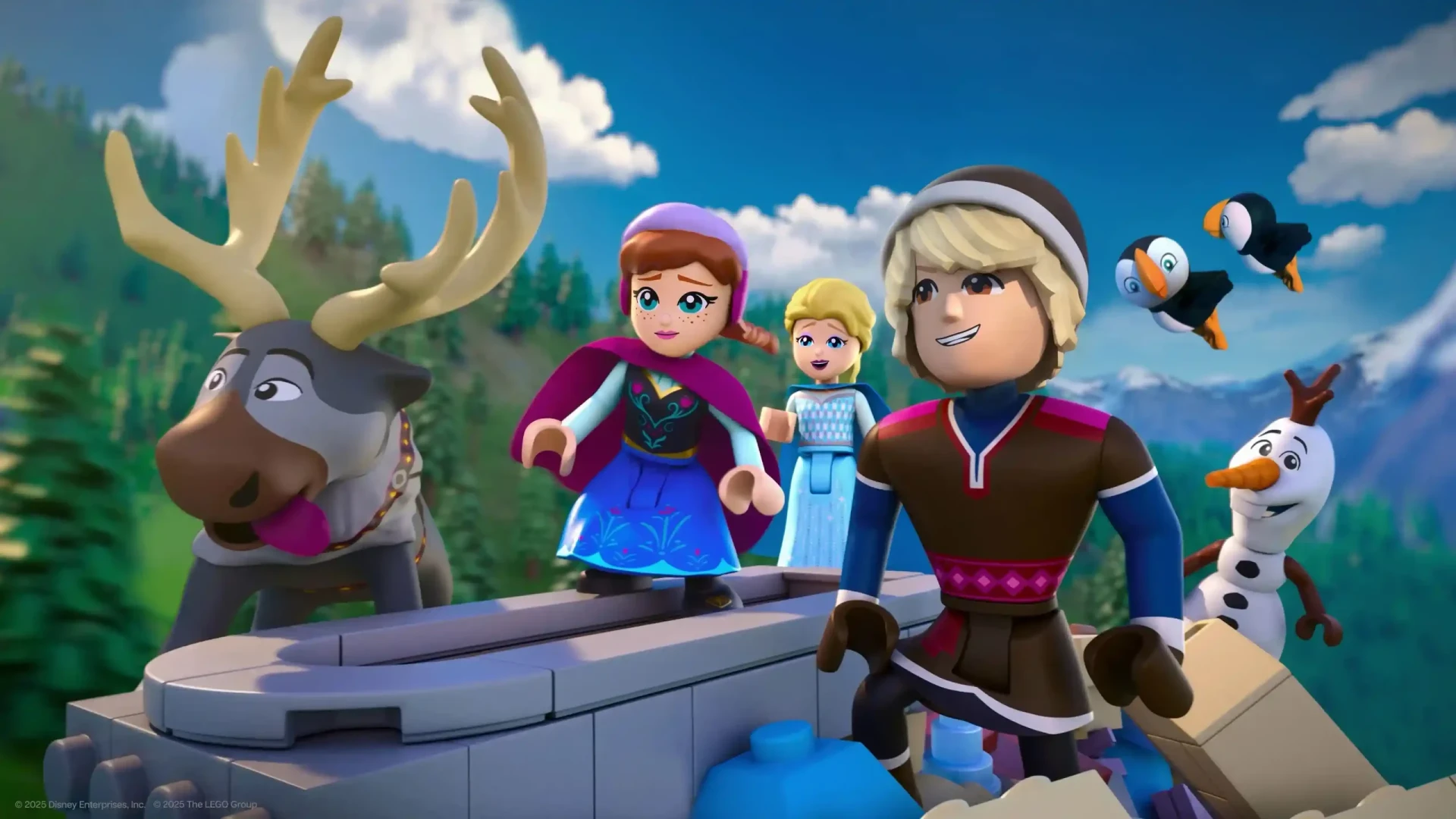 دانلود انیمیشن Lego Disney Frozen: Operation Puffins 2025